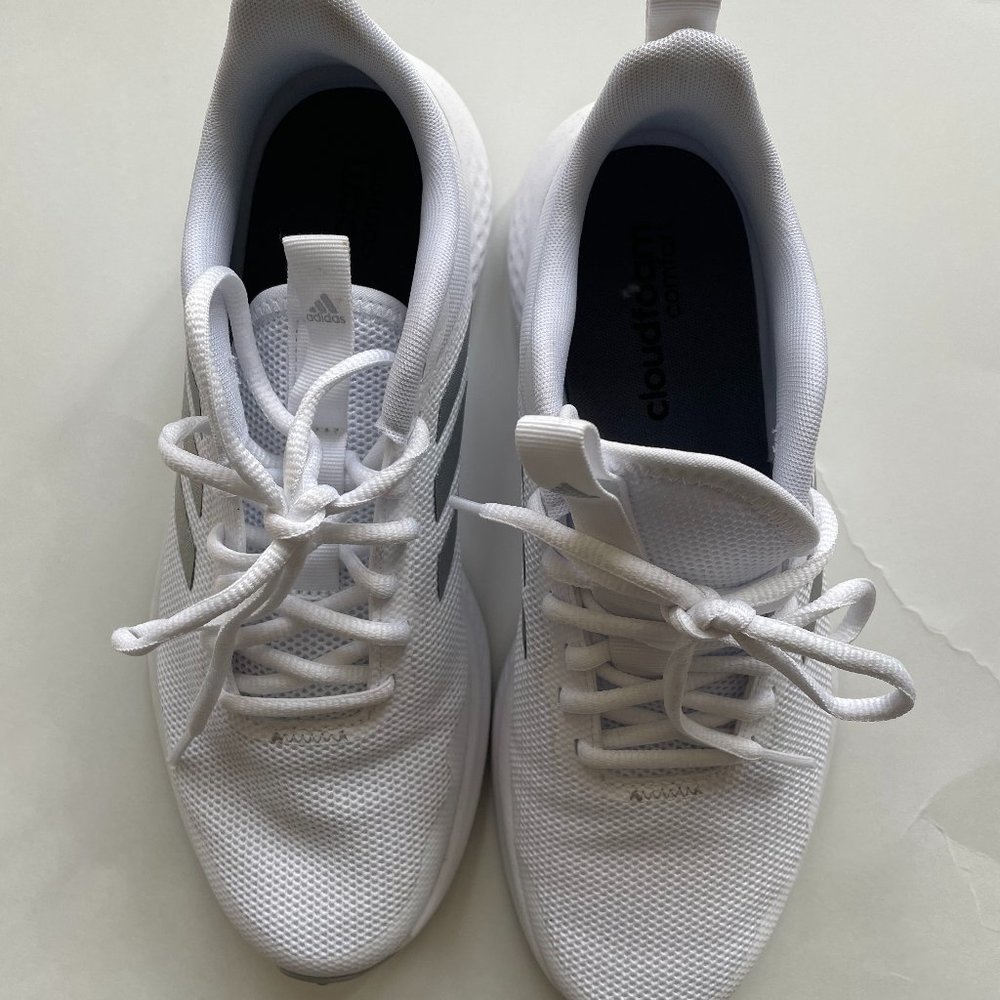 Adidas Fluidstreet Women's Running Sneakers Sz 8.5 White G58104